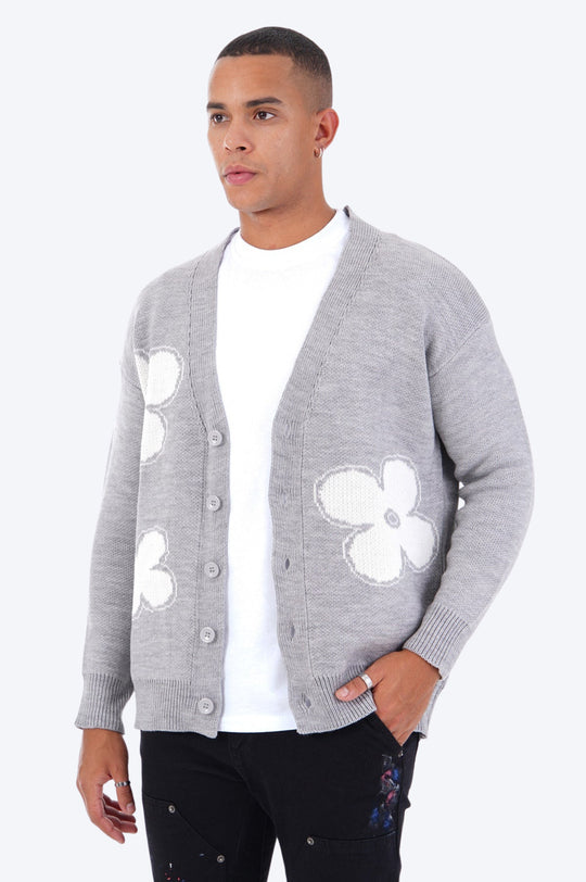 CARDIGAN BUTTERFLY CHARM - GRIS