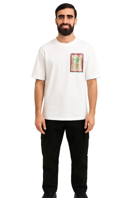T-shirt Timbre Marocain – Édition Culture & Style