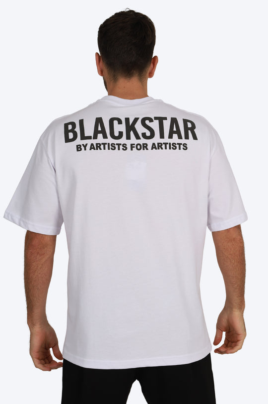 T-SHIRT BLACKSTAR - BLANC