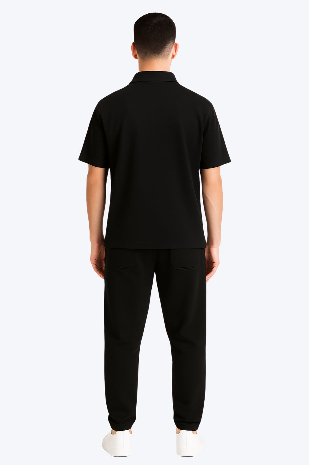 Ensemble Polo Zippé Homme