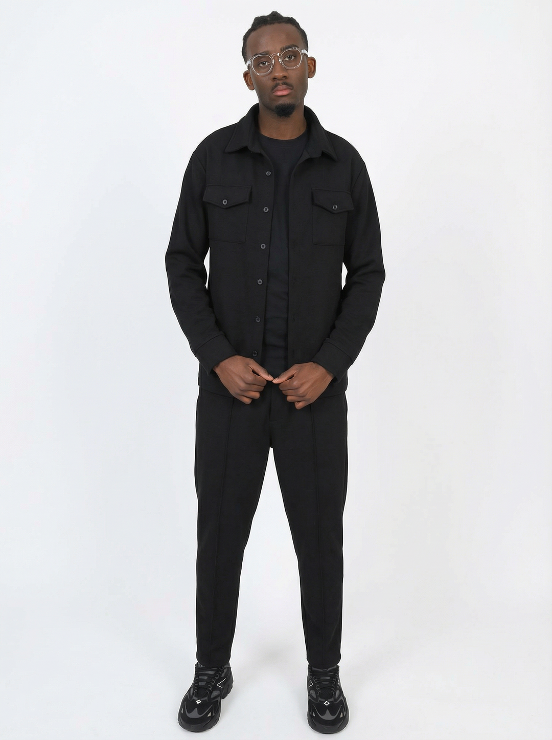 Ensemble Surchemise & Pantalon- NOIR