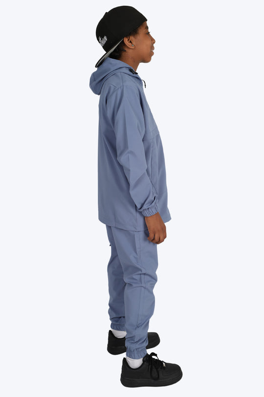 SURVÊTEMENT ALPHA ENFANT VESTE ET PANTALON - BLEU FONCÉ