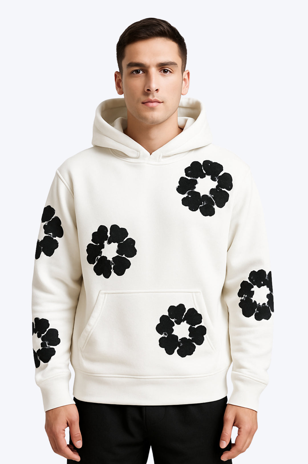 Hoodie Floral Homme – Collection ALPHA
