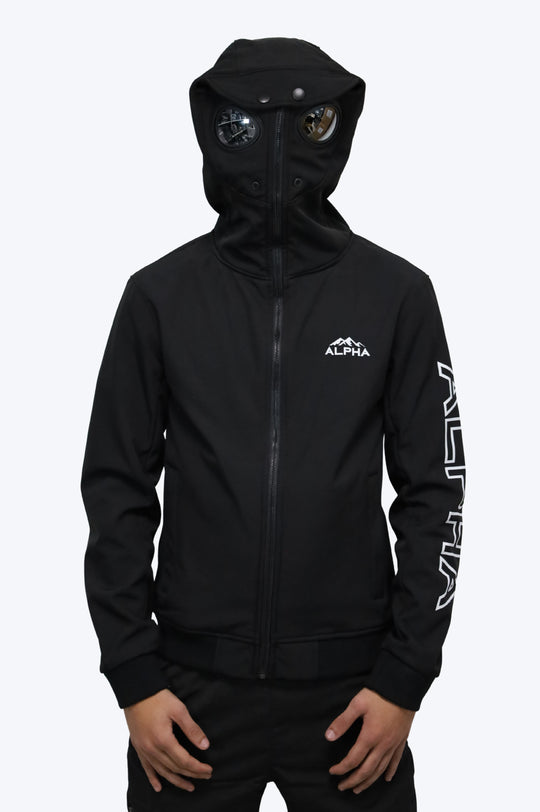 Veste Softshell "ALPHA MOUNTAIN" – Édition Masque Intégré