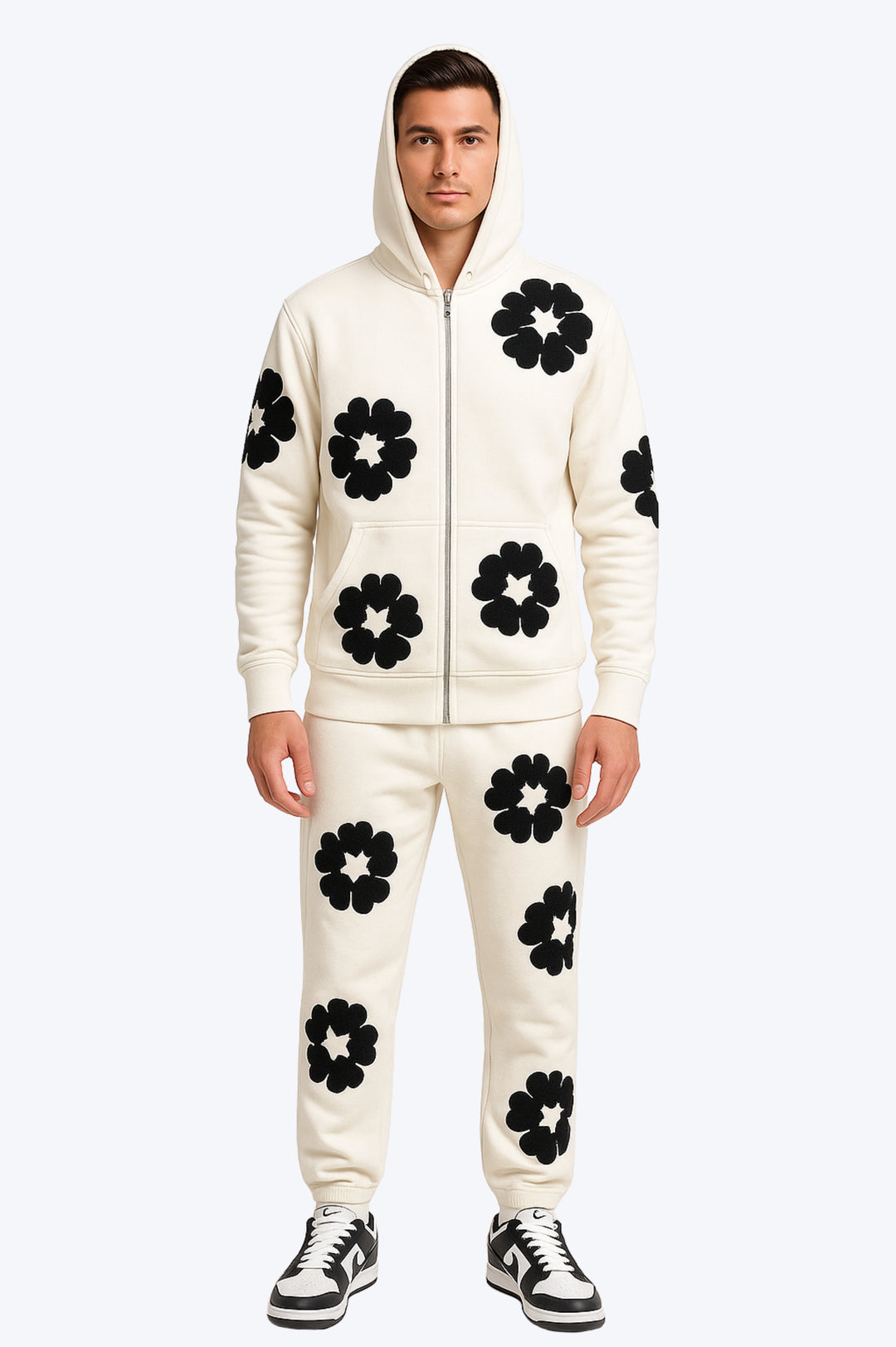 Ensemble Jogging Homme – Motifs Floraux