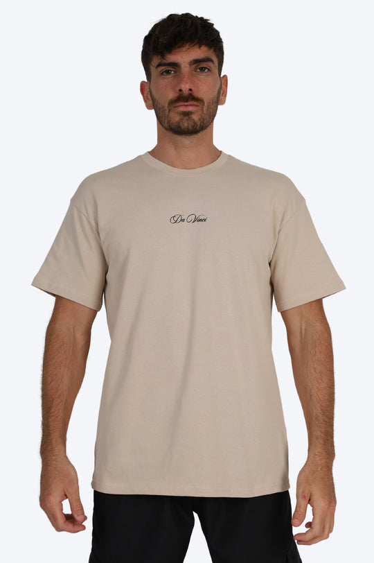 T-SHIRT DA VINCI - BEIGE