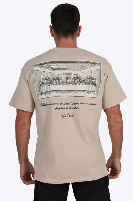 T-SHIRT DA VINCI - BEIGE