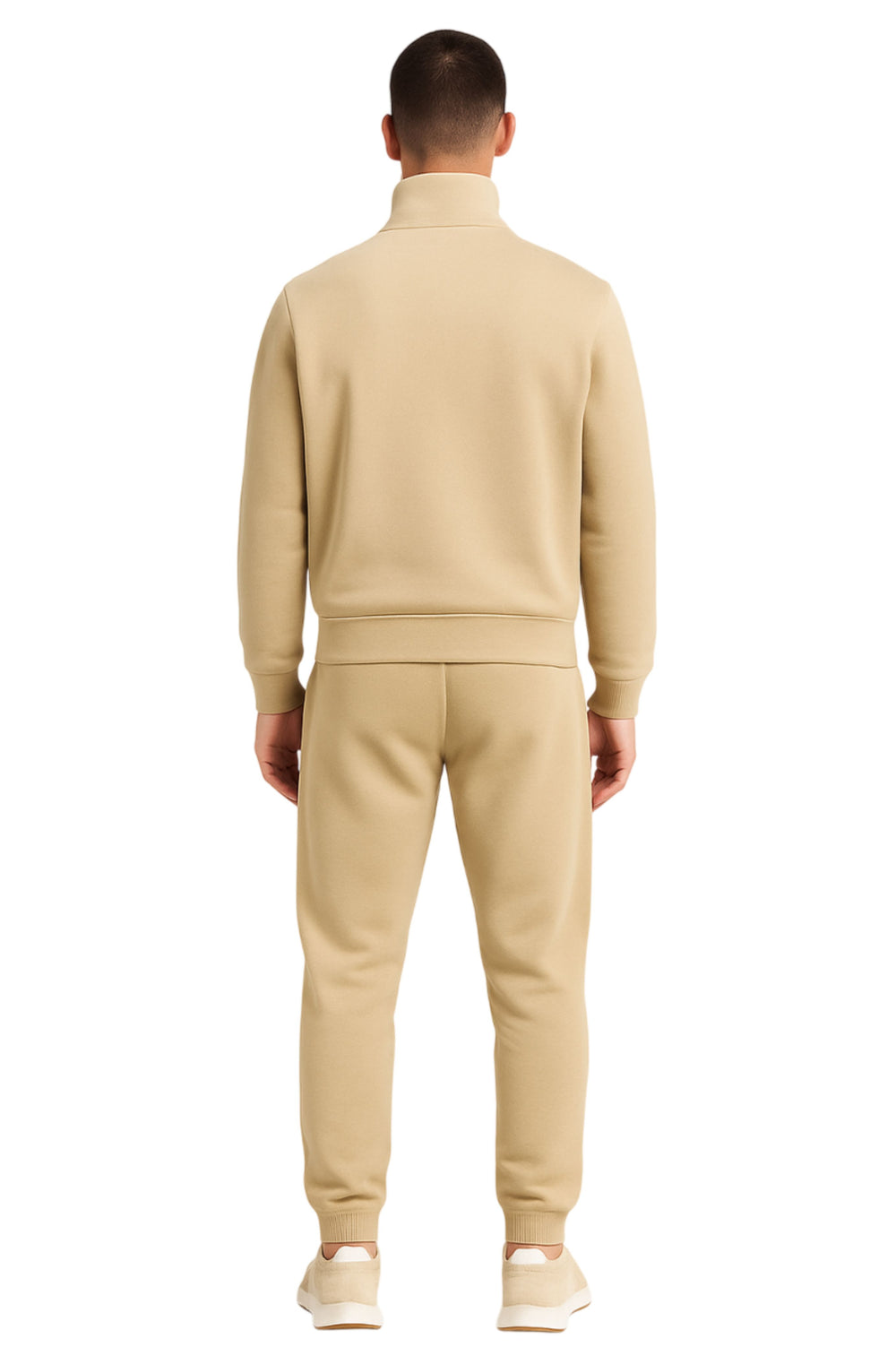 Ensemble Sportwear Zippé Homme - Beige