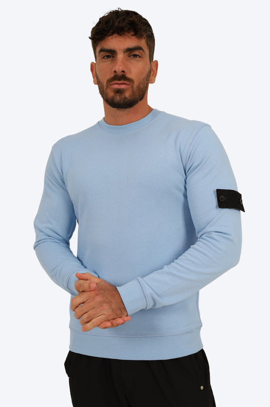 PULLOVER ALPHA URBAN-COMFORT - BLEU CIEL