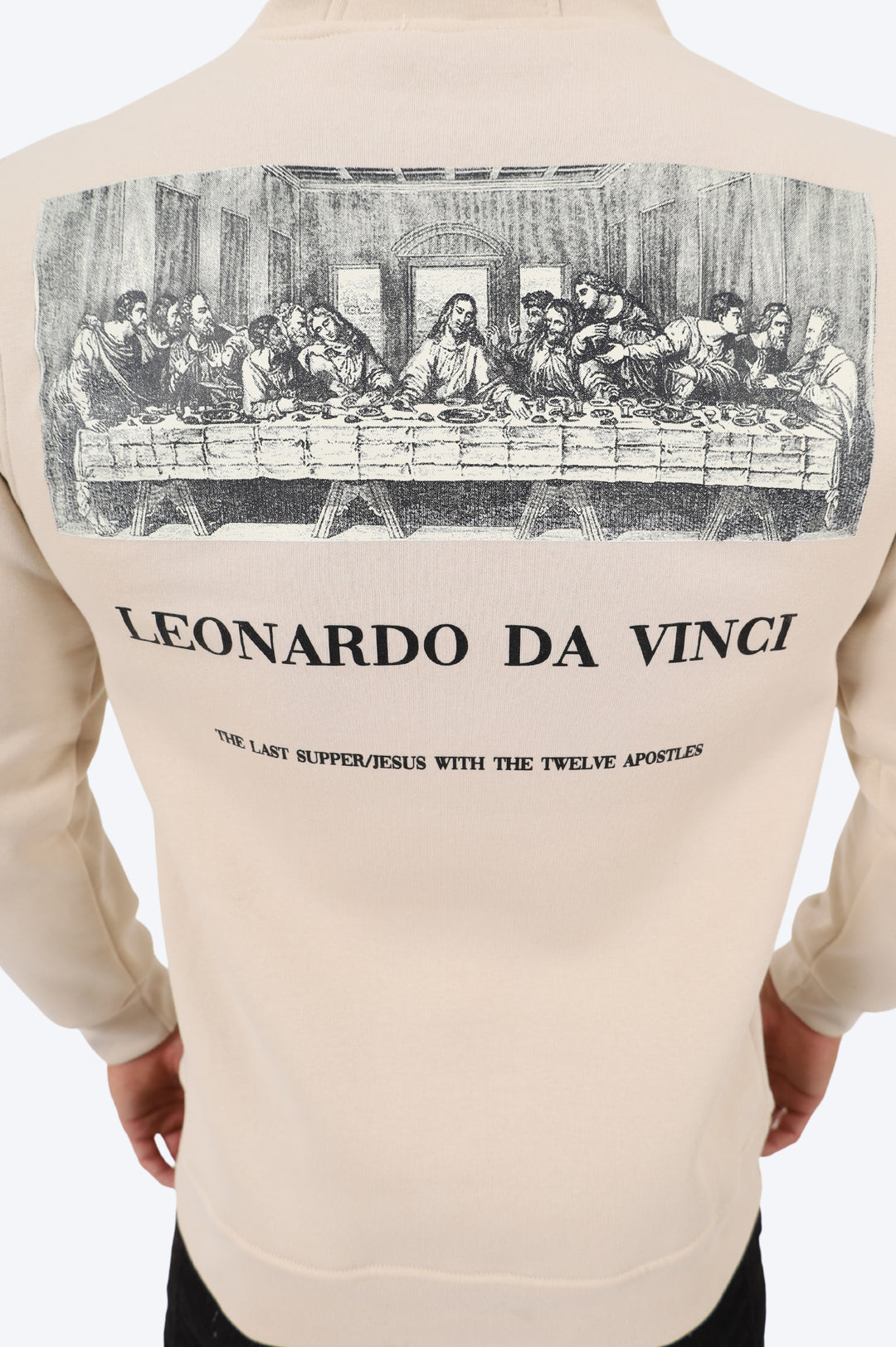 SWEAT "LEONARDO DA VINCI" BEIGE