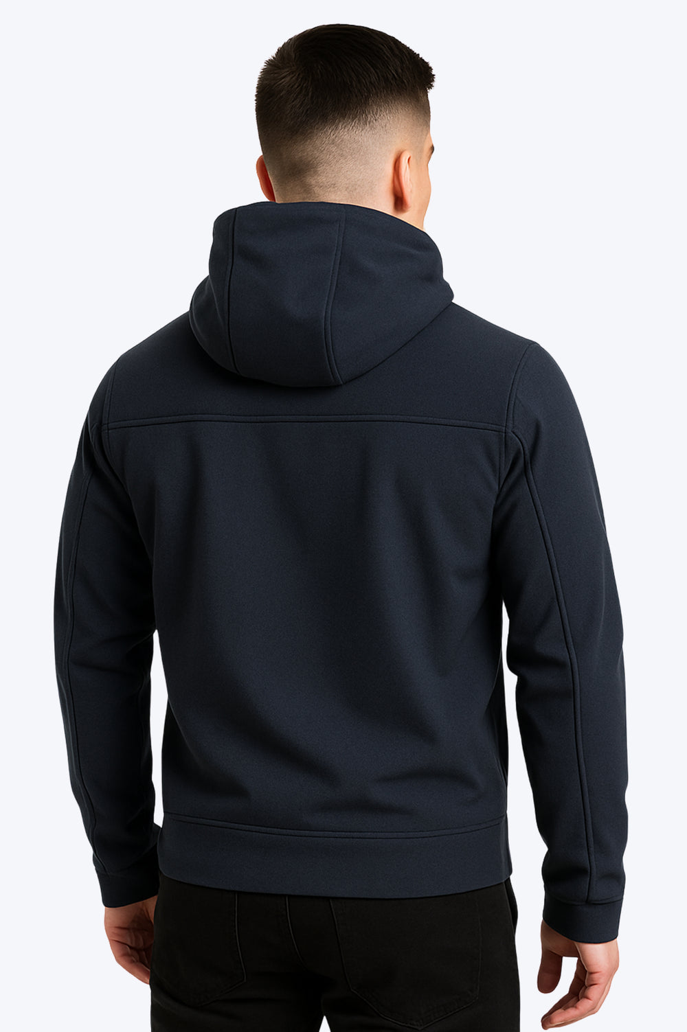 Veste zippée à capuche - BLEU MARINE