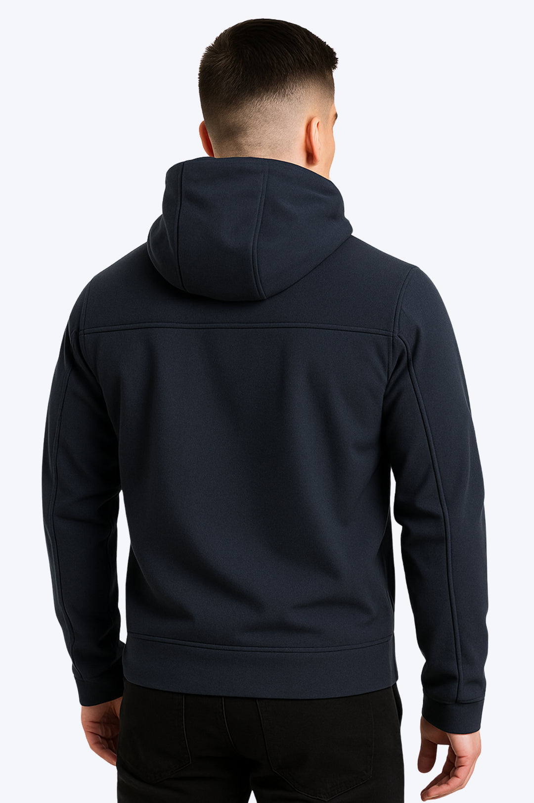Veste zippée à capuche - BLEU MARINE
