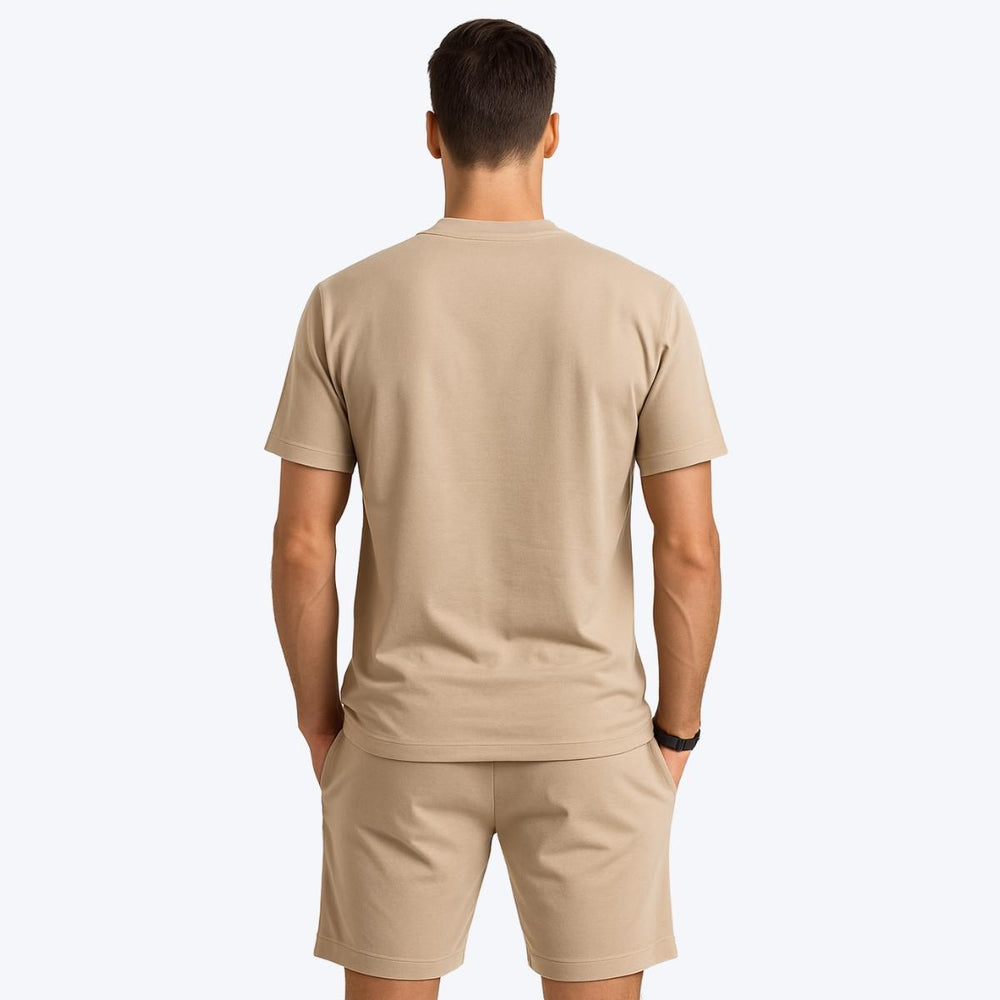 Ensemble T-shirt & Short Coton - Look Minimaliste