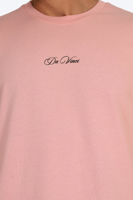 T-SHIRT DA VINCI - ROSE