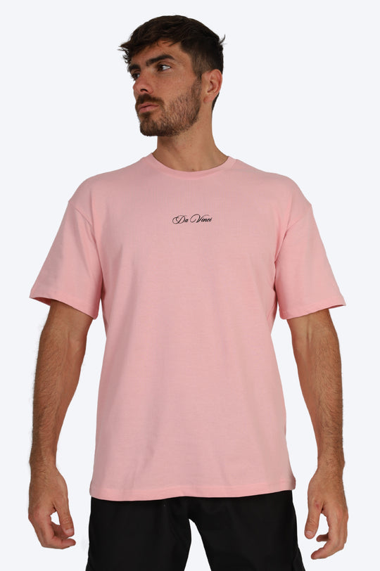 T-SHIRT DA VINCI - ROSE