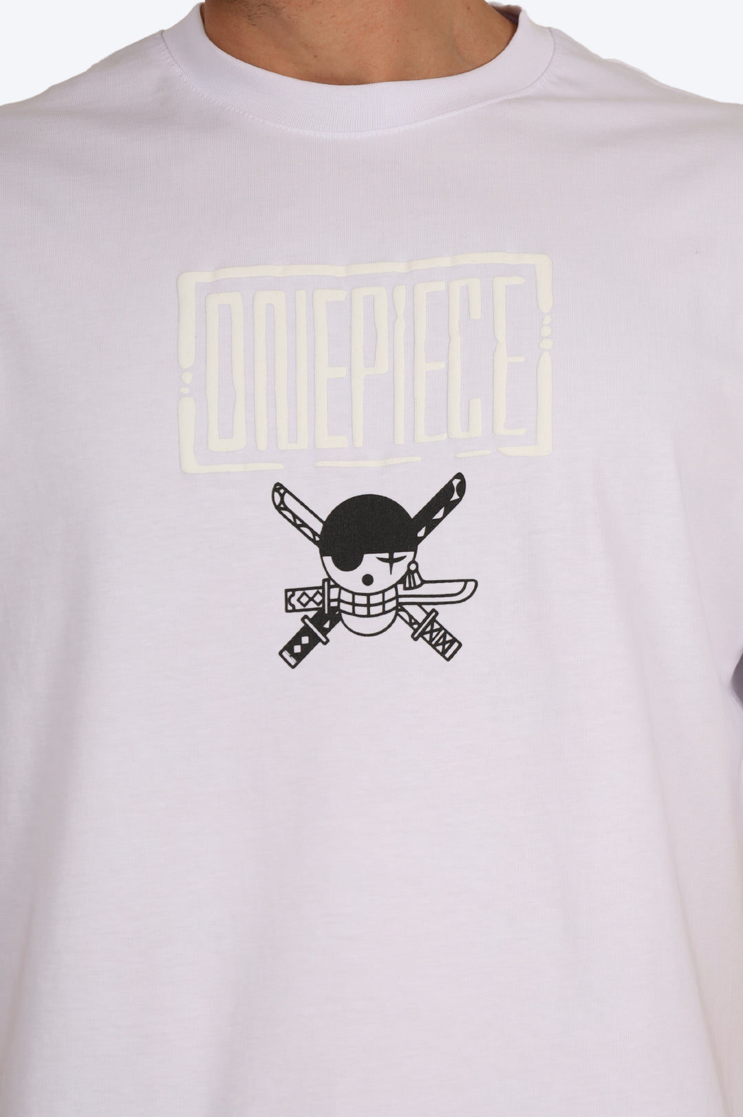 T-SHIRT ONE PIECE - BLANC