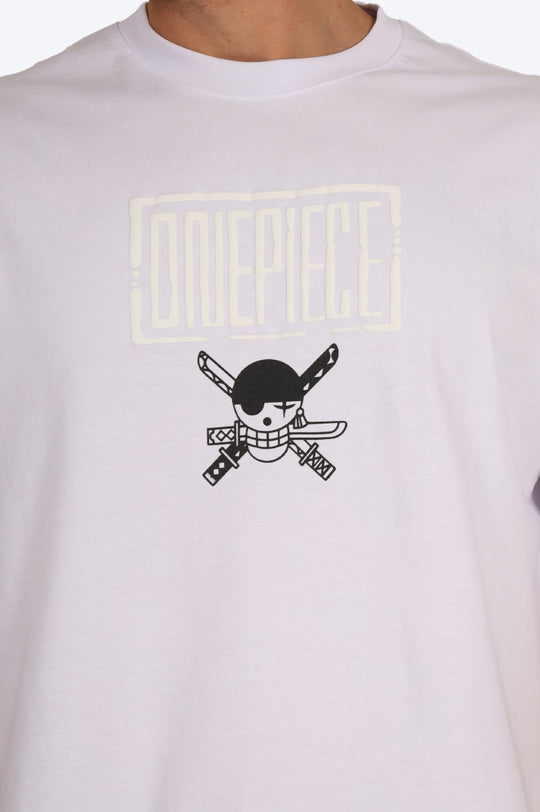 T-SHIRT ONE PIECE - BLANC