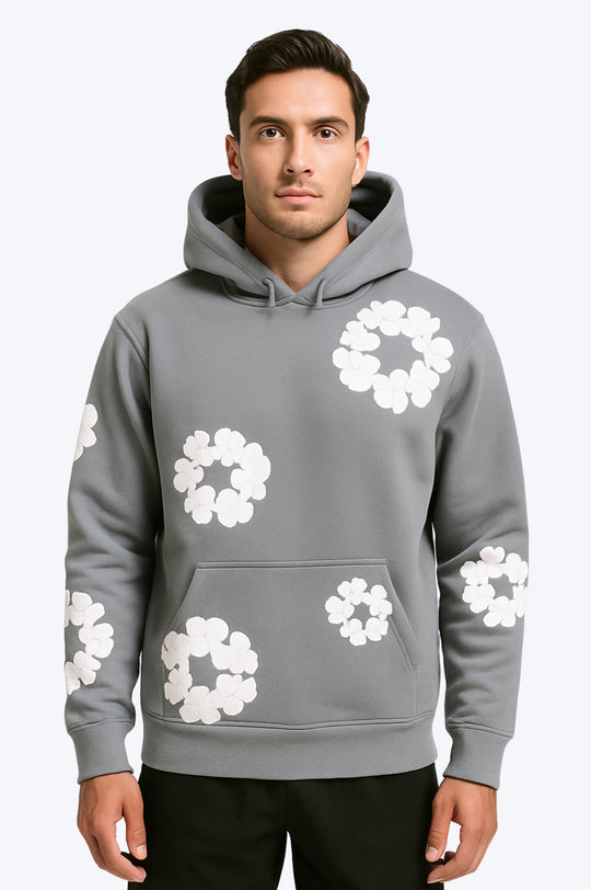 Hoodie Floral Homme – Collection ALPHA