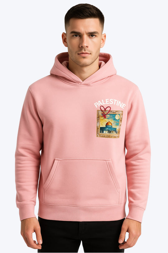 Sweat Capuche Palestine - ROSE