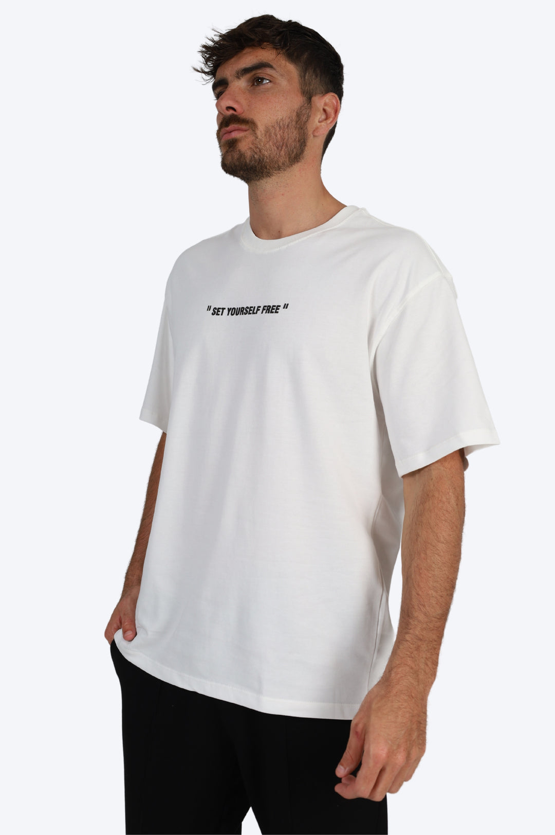 T-SHIRT YOURSELF - BLANC