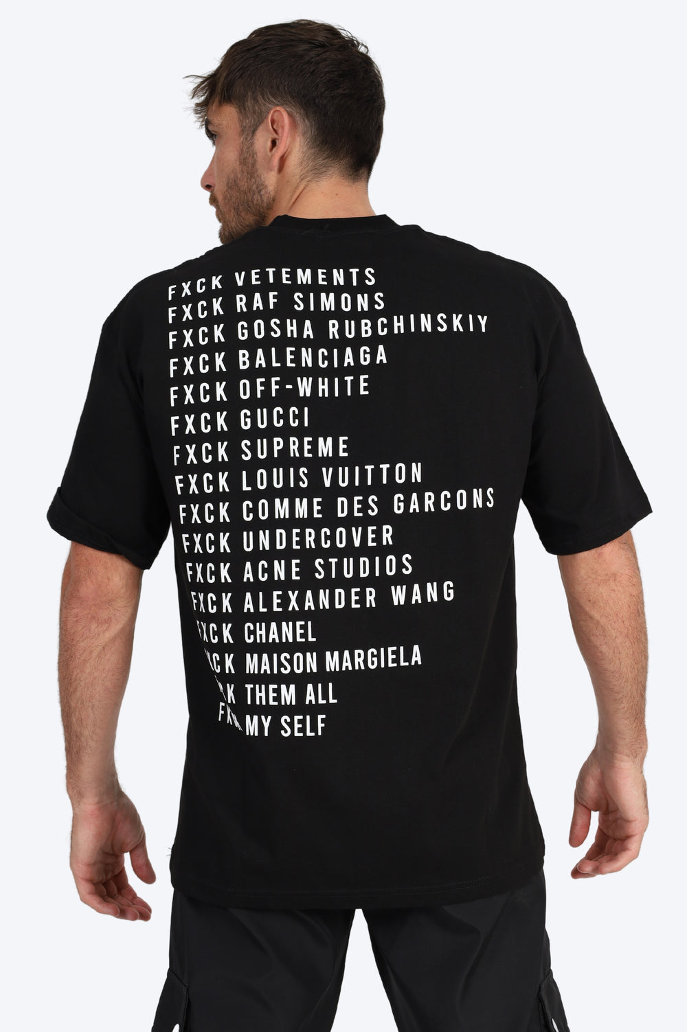 T-shirt Homme FXCK - Noir