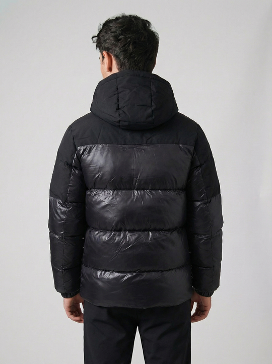 Doudoune Longue ALPHA Homme – Capuche Masque Intégré