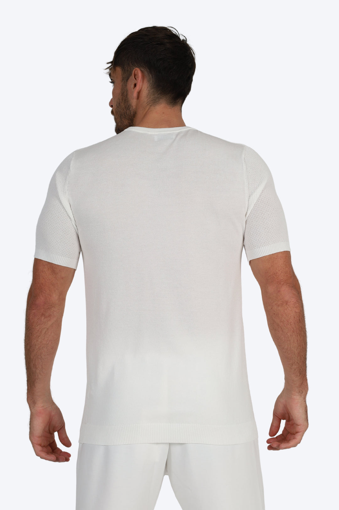 T-SHIRT AÉRÉ - BLANC