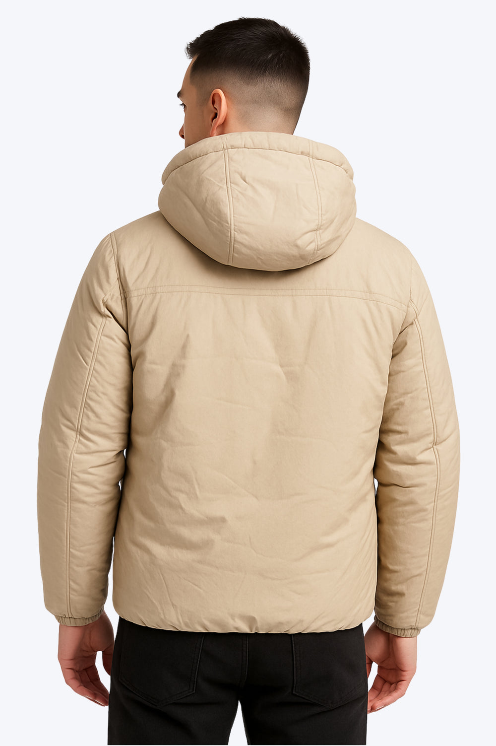 Doudoune Sherpa Zippée - BEIGE