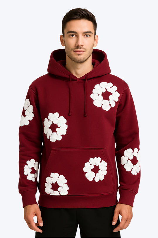 Hoodie Floral Homme – Collection ALPHA