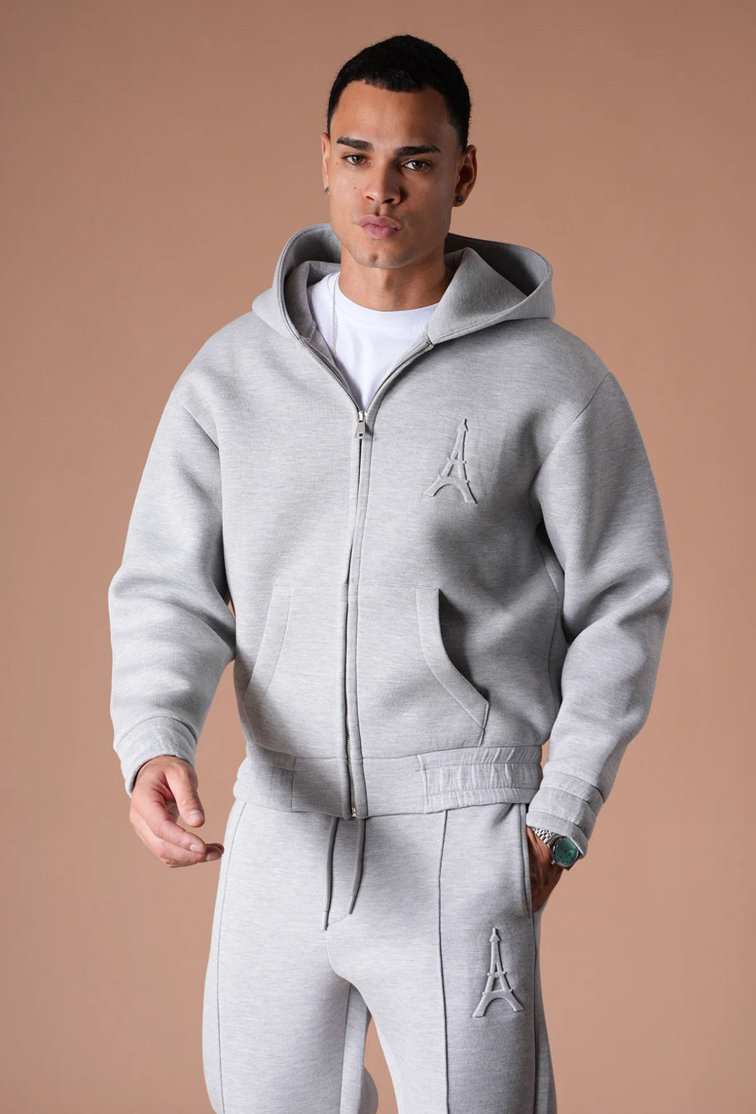 Ensemble chill Zippé Paris - GRIS