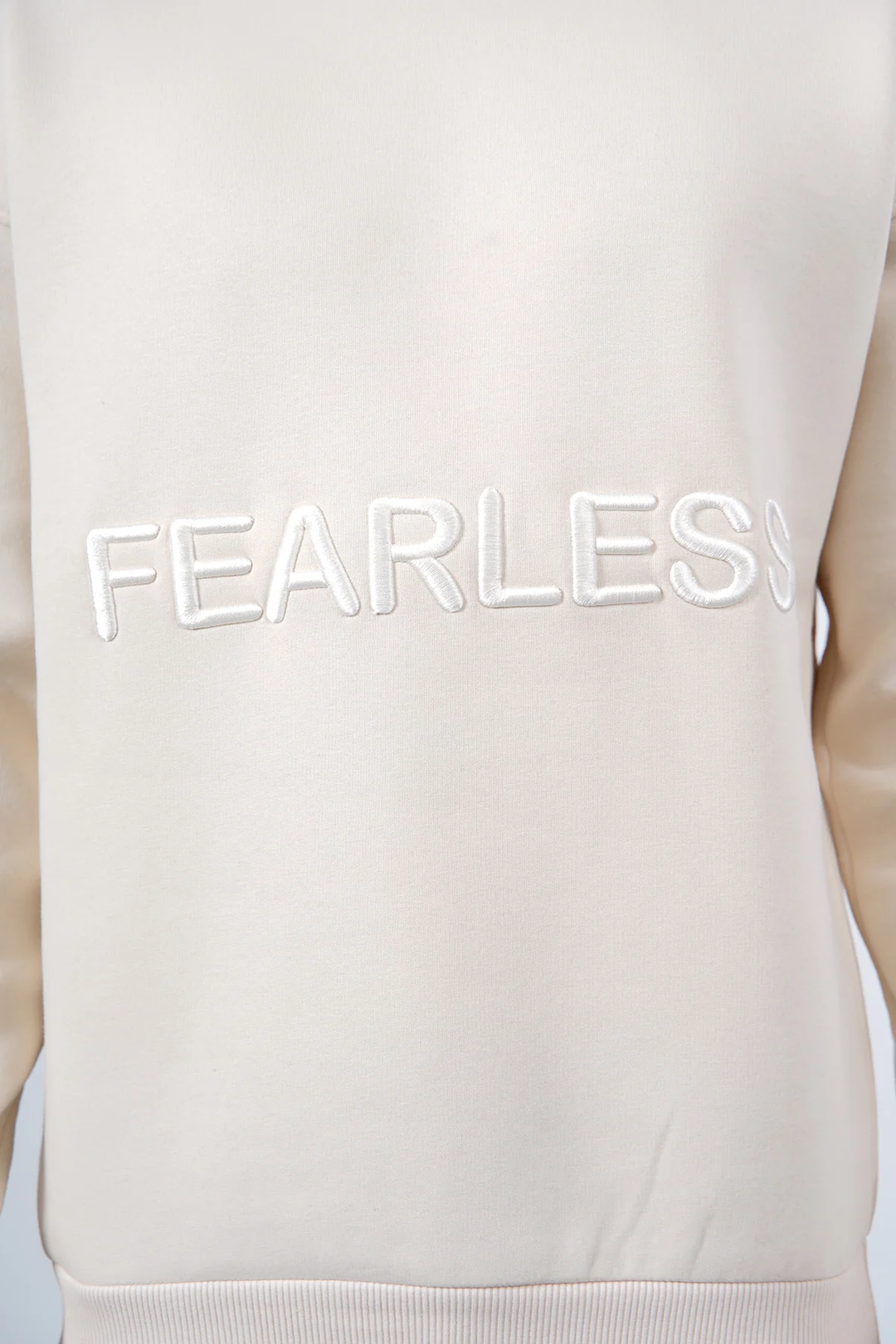 SWEAT FEARLESS BLANC