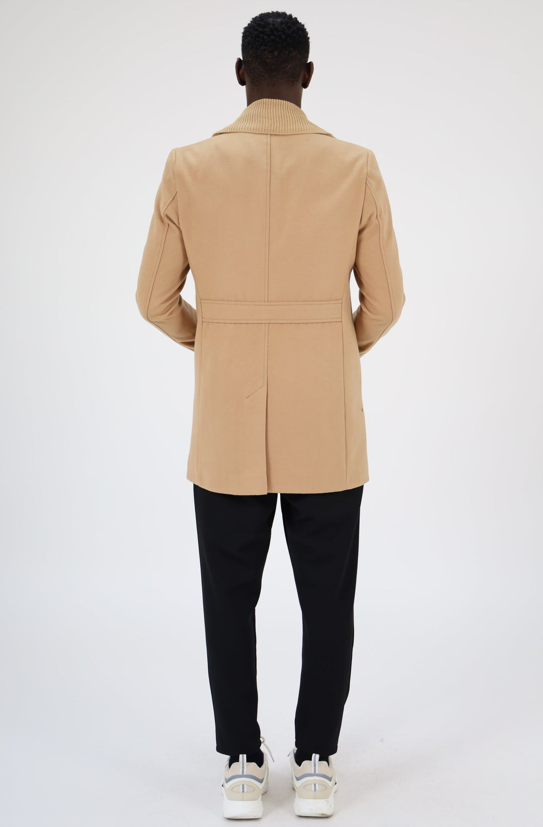 MANTEAU HABILLÉ COL DÉTACHABLE - BEIGE CLAIR