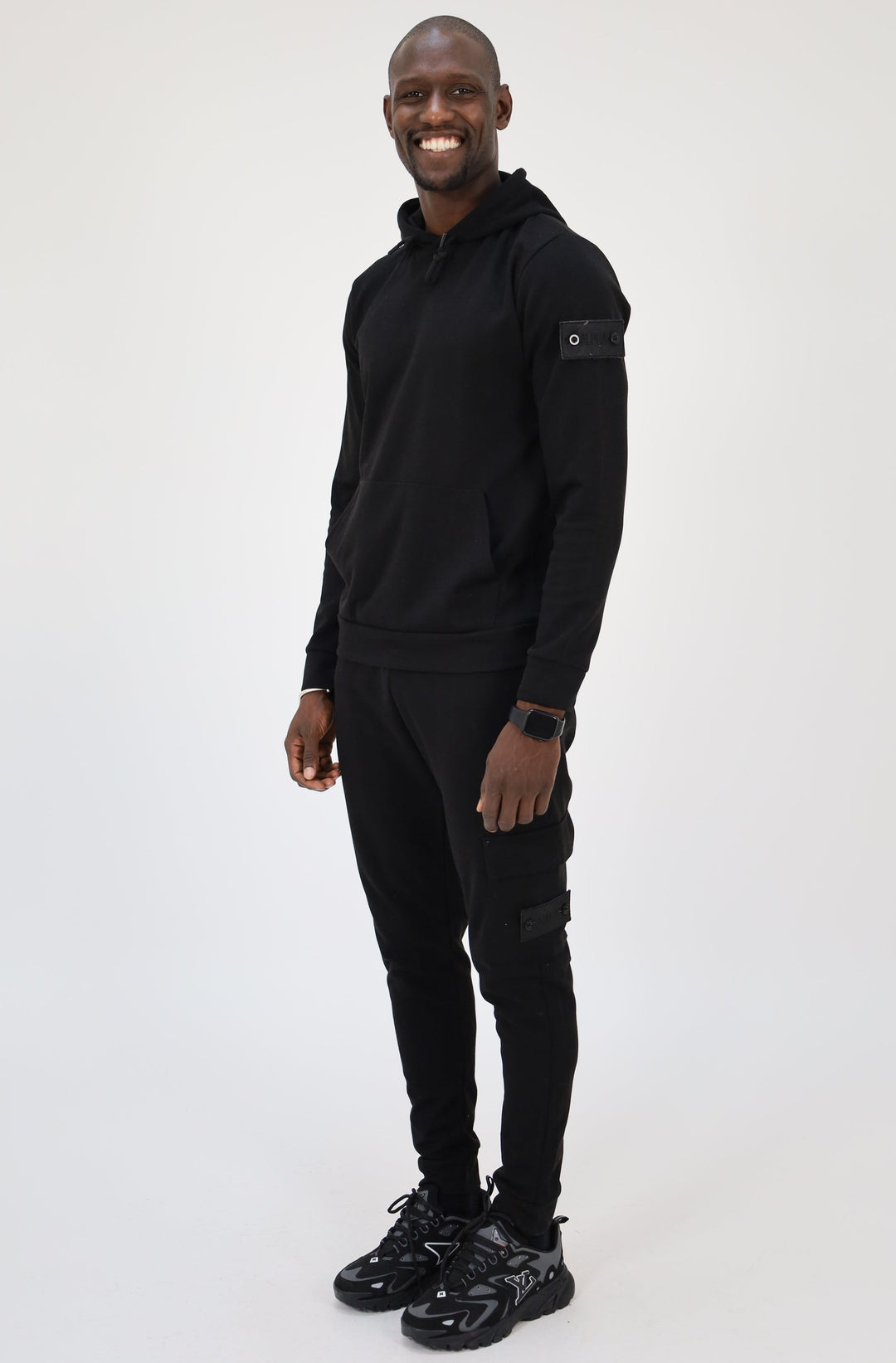 ENSEMBLE STREETWEAR CAPUCHE ALPHA - NOIR