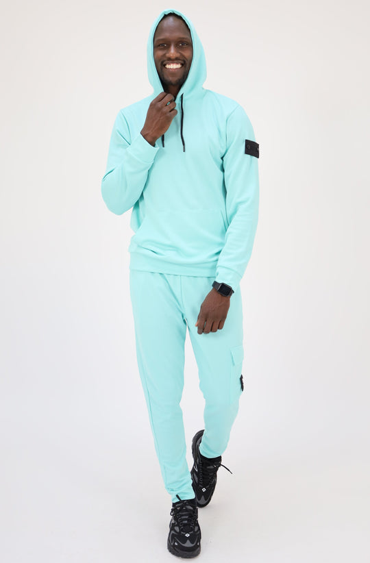 ENSEMBLE STREETWEAR CAPUCHE ALPHA - TURQUOISE