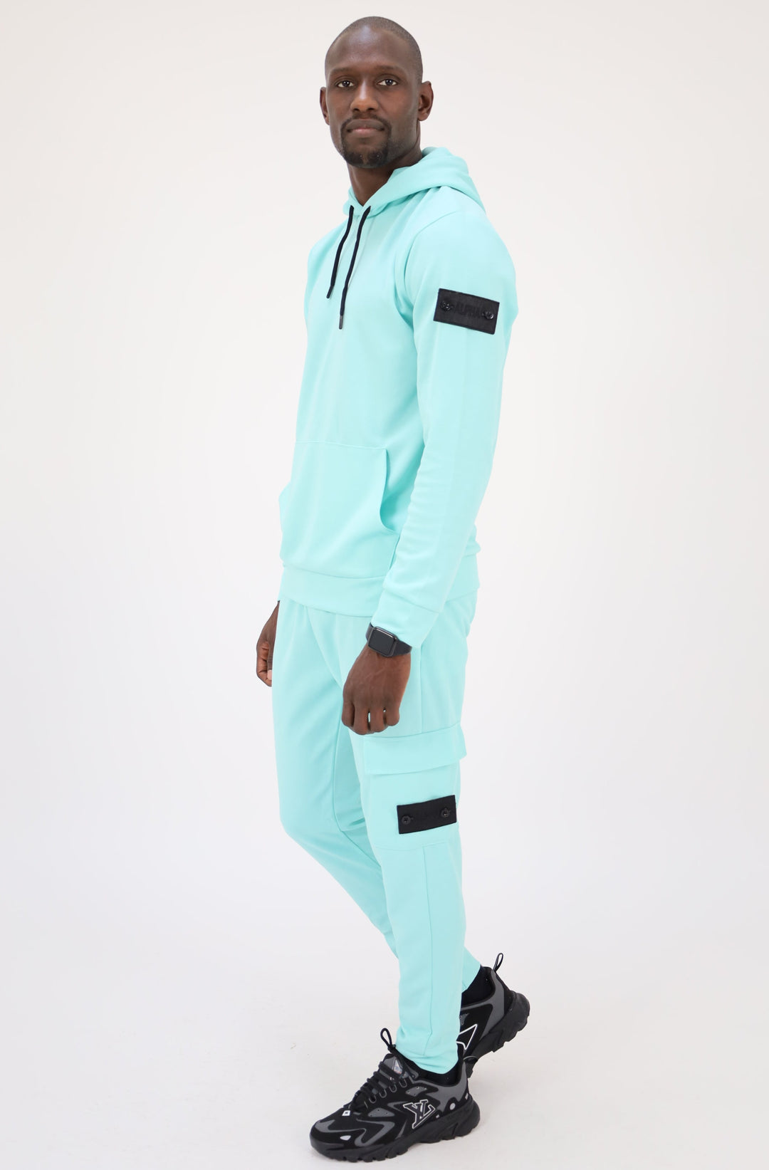 ENSEMBLE STREETWEAR CAPUCHE ALPHA - TURQUOISE