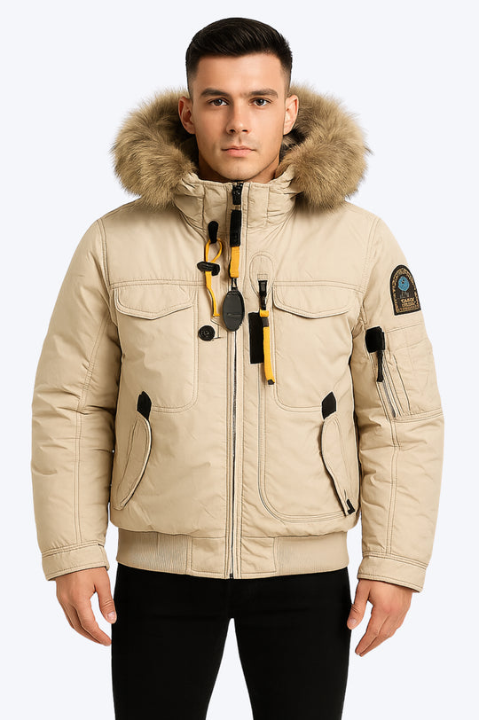 Doudoune Homme Hiver Luxe - Beige