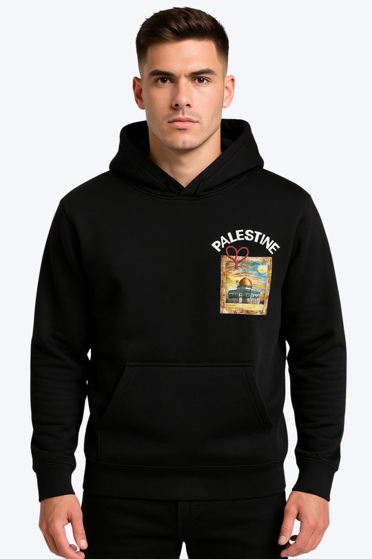Sweat Capuche Palestine - NOIR