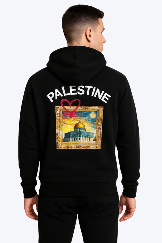 Sweat Capuche Palestine - NOIR
