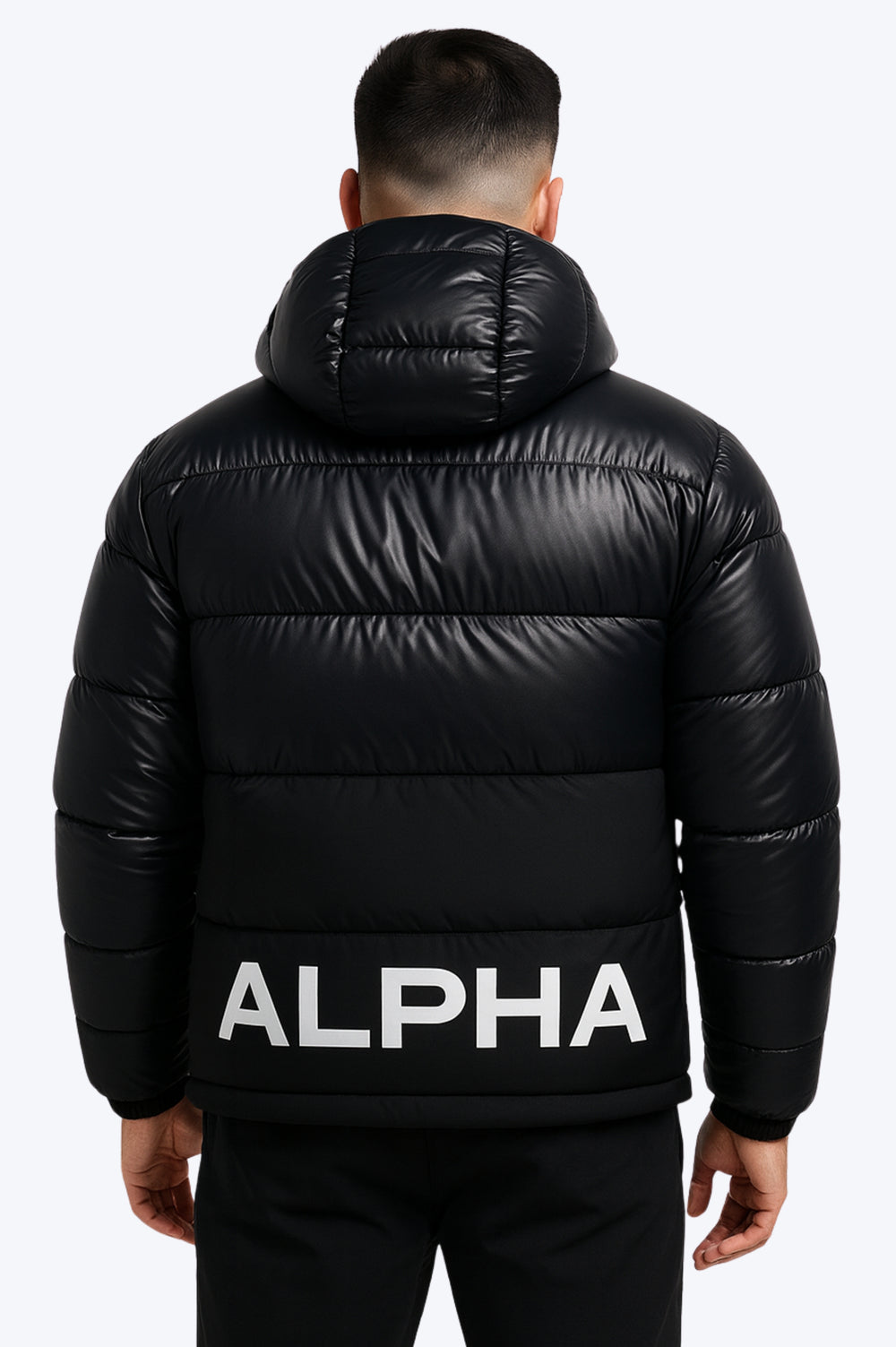 Doudoune Hiver Noire ALPHA – Coupe Confort Premium