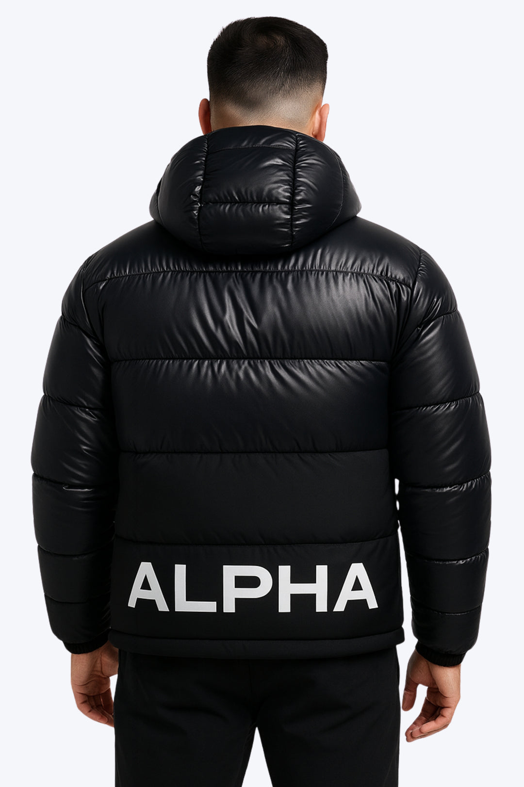 Doudoune Hiver Noire ALPHA – Coupe Confort Premium
