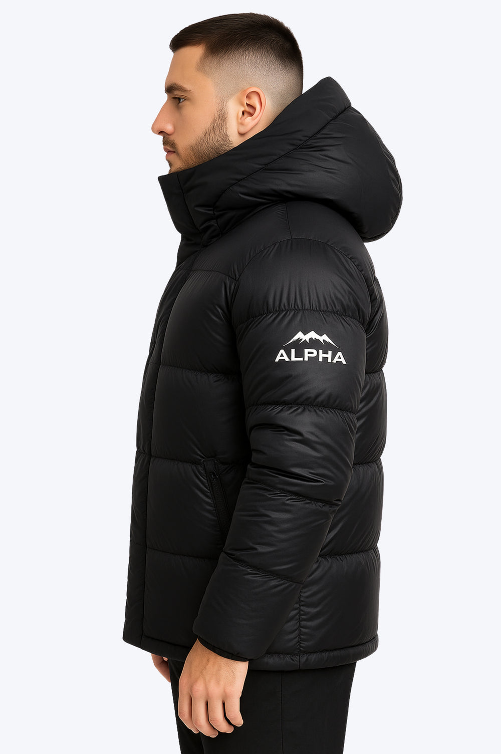 Doudoune ALPHA - Modèle Shine Black