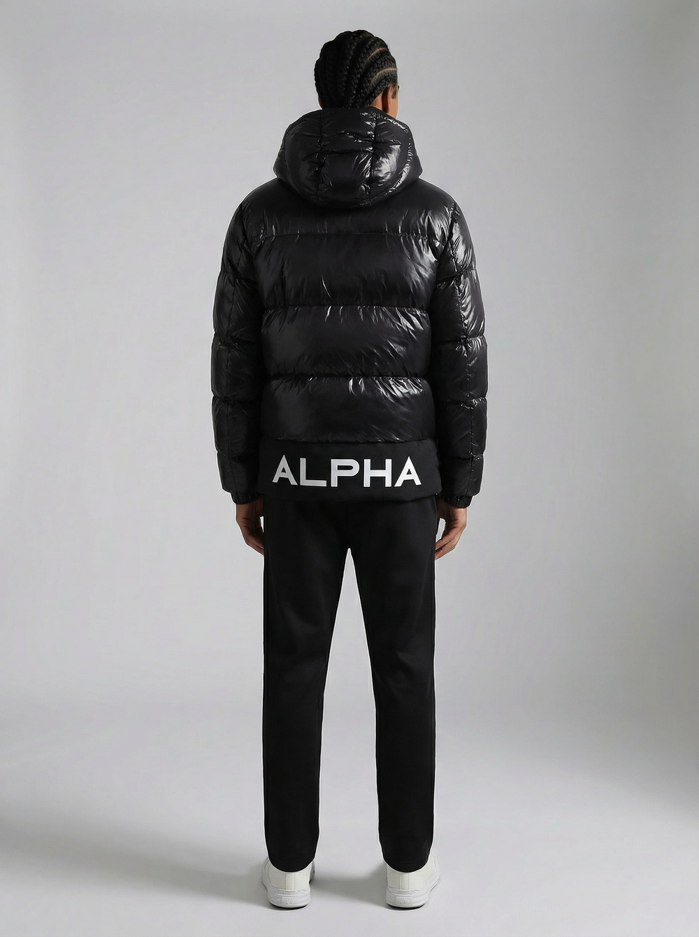 Doudoune Hiver Noire ALPHA – Coupe Confort Premium