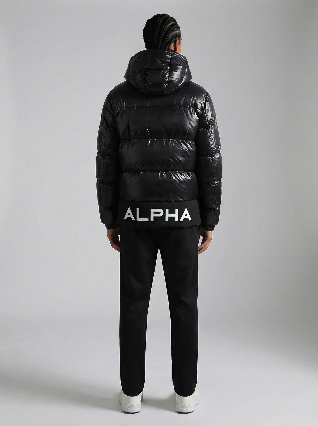 Doudoune Hiver Noire ALPHA – Coupe Confort Premium