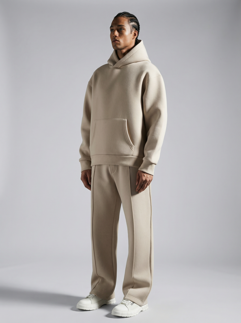 Ensemble Chill Hoodie - Beige