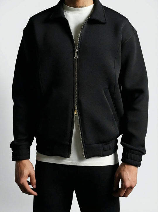 Ensemble Survêtement Homme Veste Zippée et Pantalon - NOIR