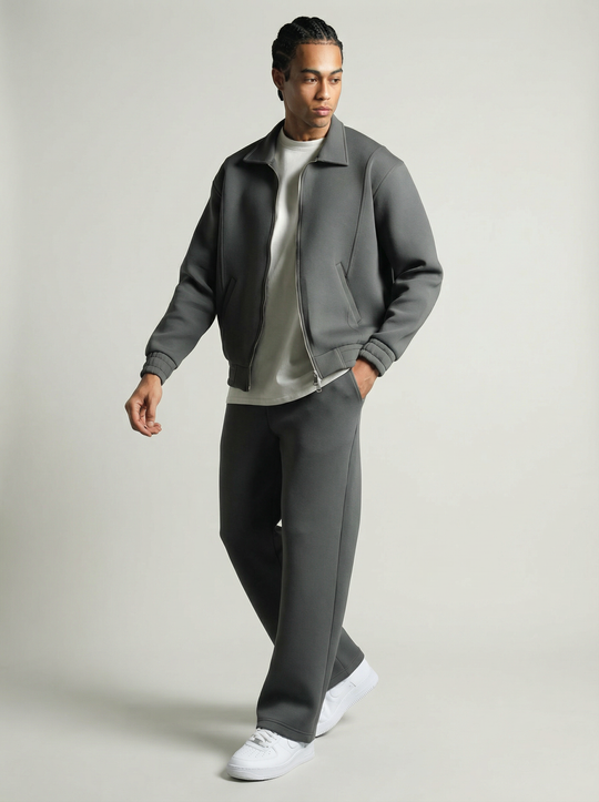 Ensemble Survêtement Homme Veste Zippée et Pantalon - ANTHRACITE