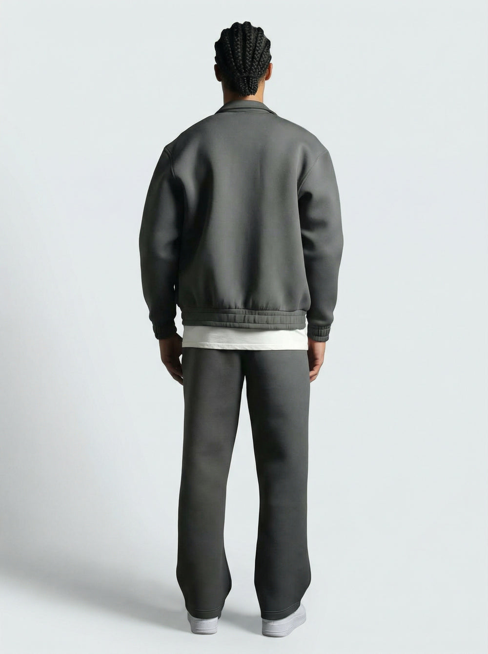 Ensemble Survêtement Homme Veste Zippée et Pantalon - ANTHRACITE