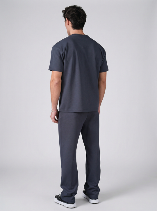 Ensemble Homme Premium T-Shirt & Pantalon - Bleu Marine
