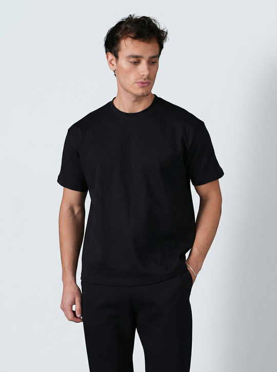 Ensemble Homme Premium T-Shirt & Pantalon - Noir