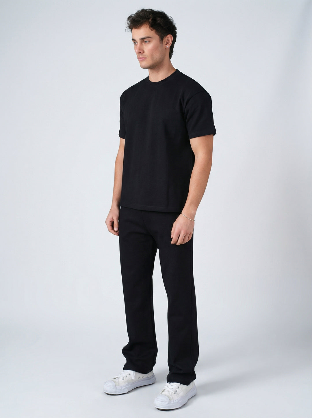 Ensemble Homme Premium T-Shirt & Pantalon - Noir